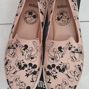 Melissa Ground Mickey Mouse Slip-On Sneaker size 10